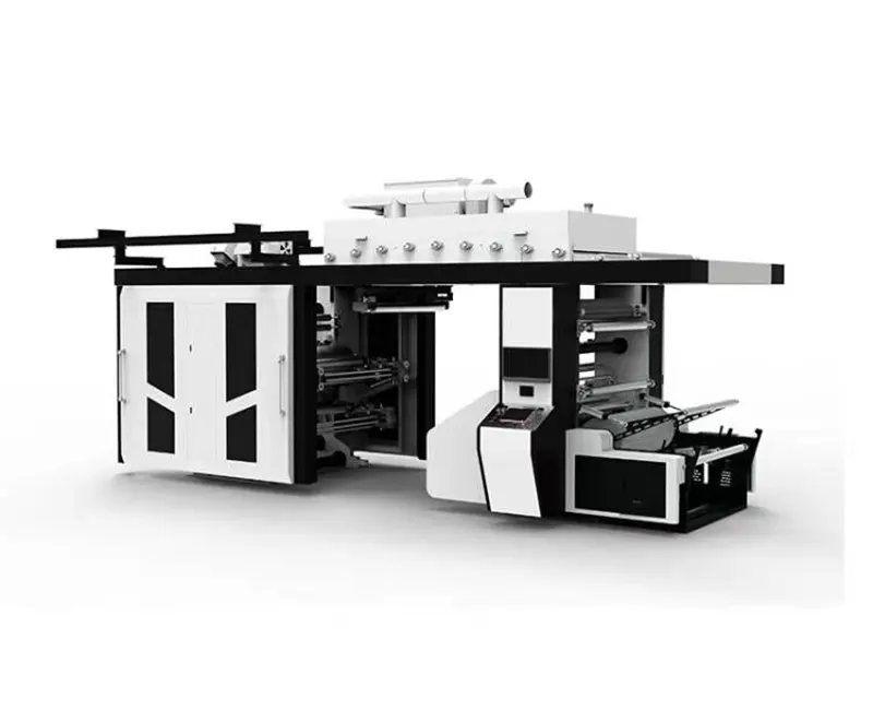 Macchina da stampa flessografica per impressione centrale a 4 colori