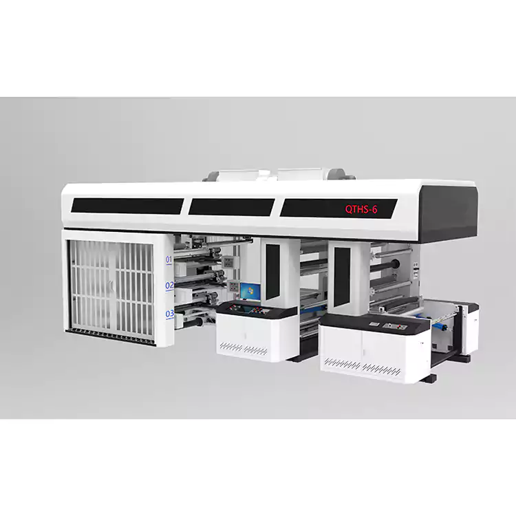 Tipo di manica per macchina da stampa flessografica a tamburo centrale con servoazionamento a 6 colori