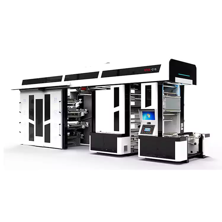 Torchi da stampa flessografici a 8 colori personalizzati per la stampa di borse della spesa