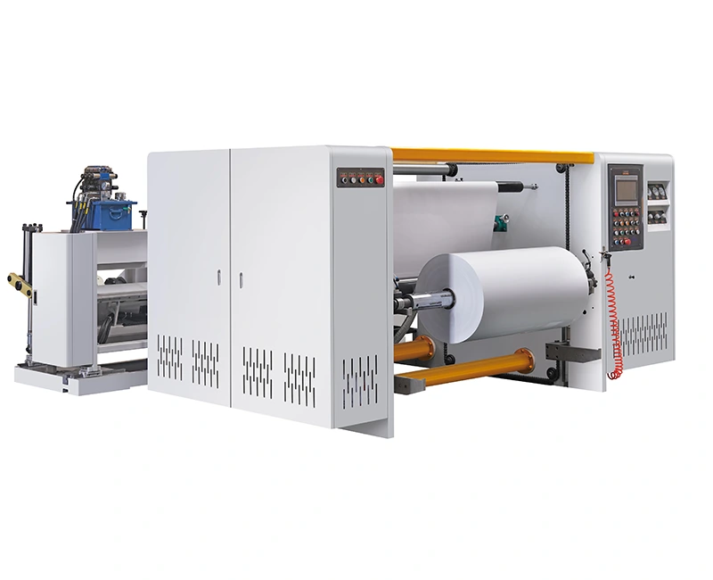 Macchina da taglio e ribobinatrice computerizzata